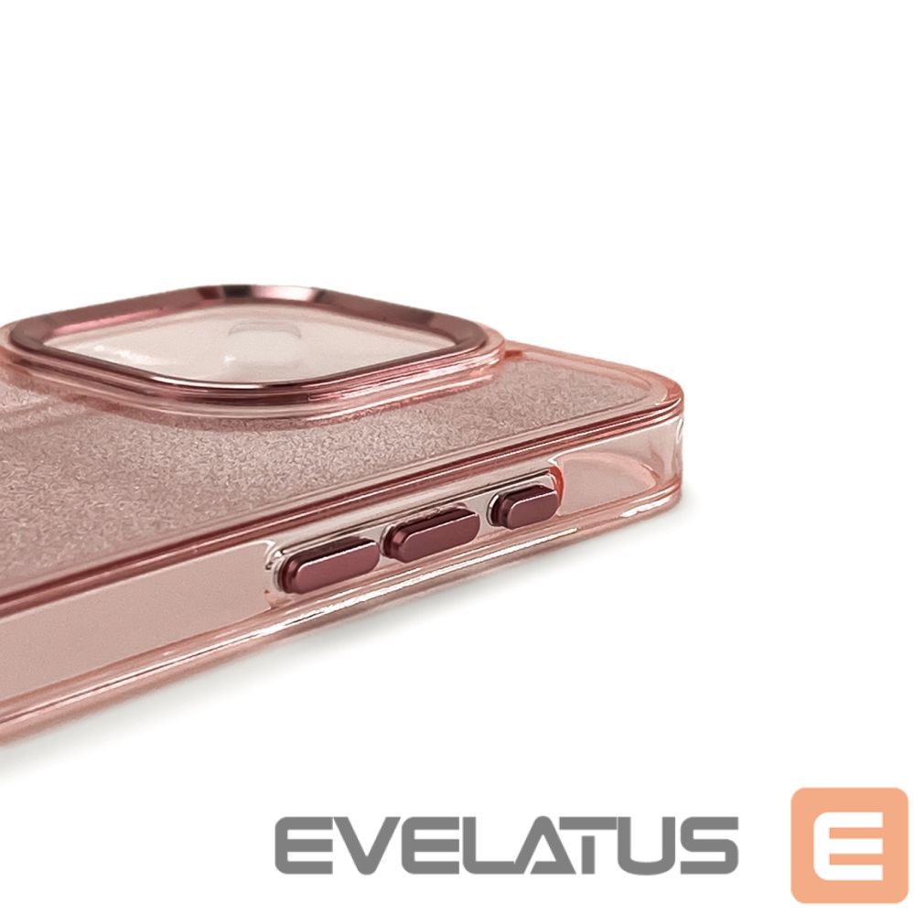 Tagakaaned Hurtel Glitter Case for Samsung Galaxy S25 Edge - Pink