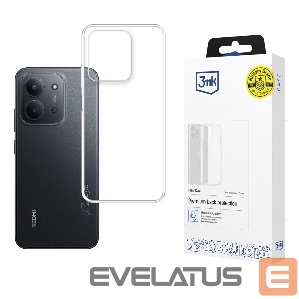 Muud kaubad 3MK 3mk Clear Case for Xiaomi Redmi 15C 4G/5G (173mm) - transparent