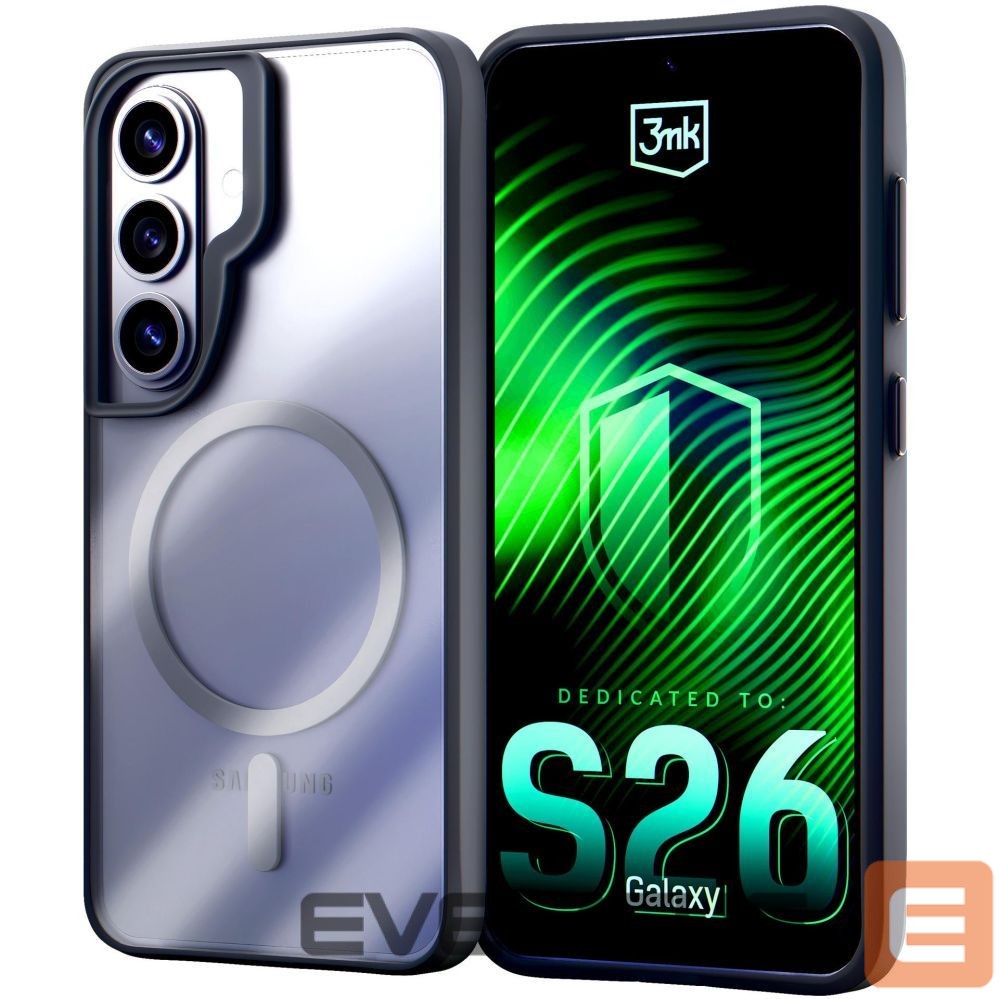 Muud kaubad 3MK 3mk Satin Armor MagCase for Samsung Galaxy S26 - Transparent Black