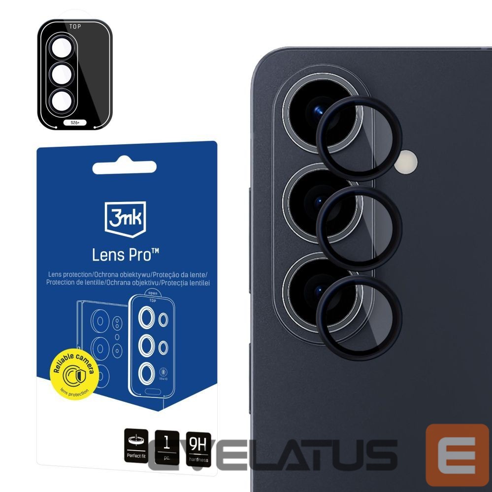 Muud kaubad 3MK 3mk Lens Protection Pro Black Hybrid Glass for the Camera Lens on Samsung Galaxy S26+