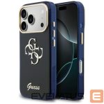 Tagakaaned Guess  Guess IML 4G Script Metal case for iPhone 17 Pro Max - blue 
