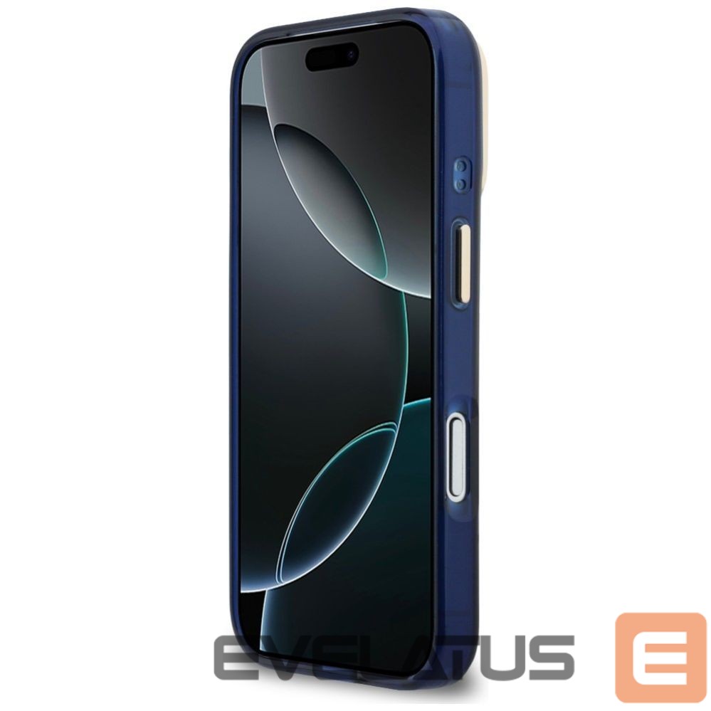 Muud kaubad Guess Guess IML 4G Script Metal case for iPhone 17 Pro Max - blue