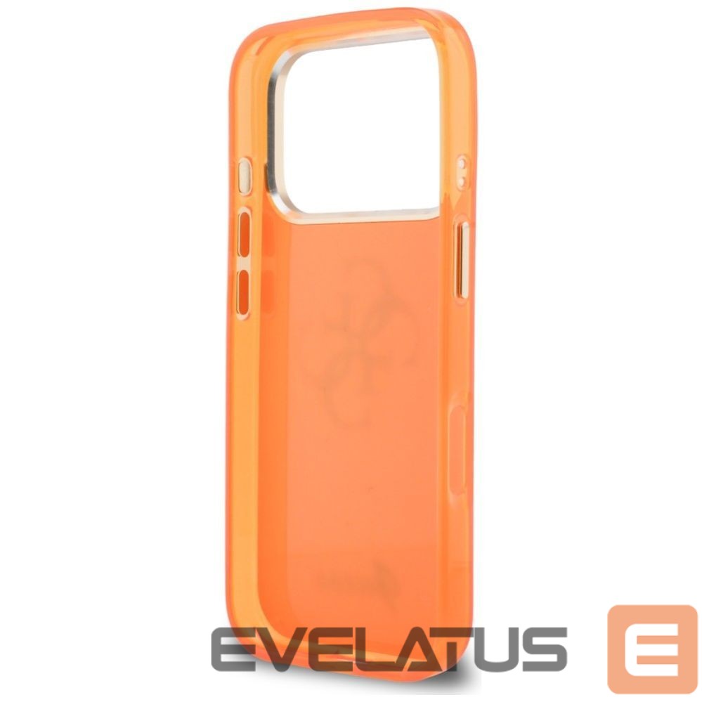 Muud kaubad Guess Guess IML 4G Script Metal Case for iPhone 17 Pro - Orange