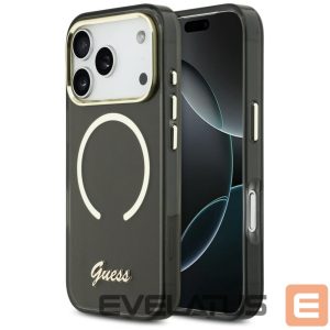 Muud kaubad Guess  Guess IML Script Metal MagSafe Case for iPhone 17 - Black 