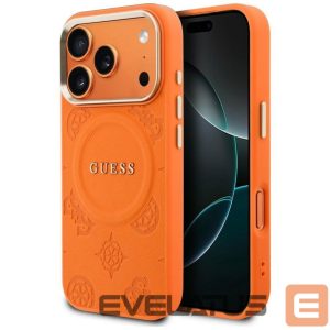 Muud kaubad Guess  Guess Peony Hot Stamp MagSafe Case for iPhone 17 Pro Max - Orange 