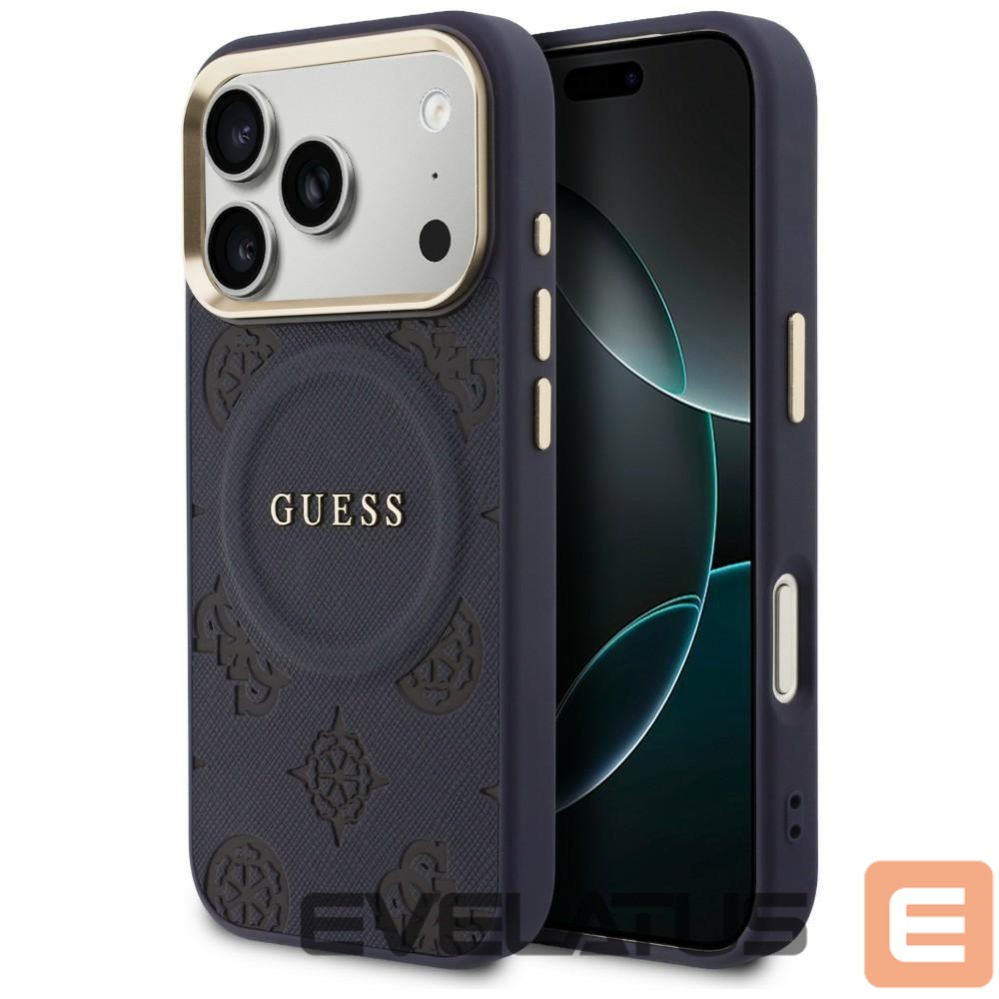 Muud kaubad Guess Guess Peony Hot Stamp MagSafe Case for iPhone 17 Pro - Blue