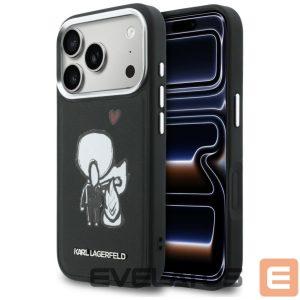 Muud kaubad Karl Lagerfeld  Karl Lagerfeld Karl & Choupette Back Logo MagSafe Case for iPhone 17 Pro Max - Black 