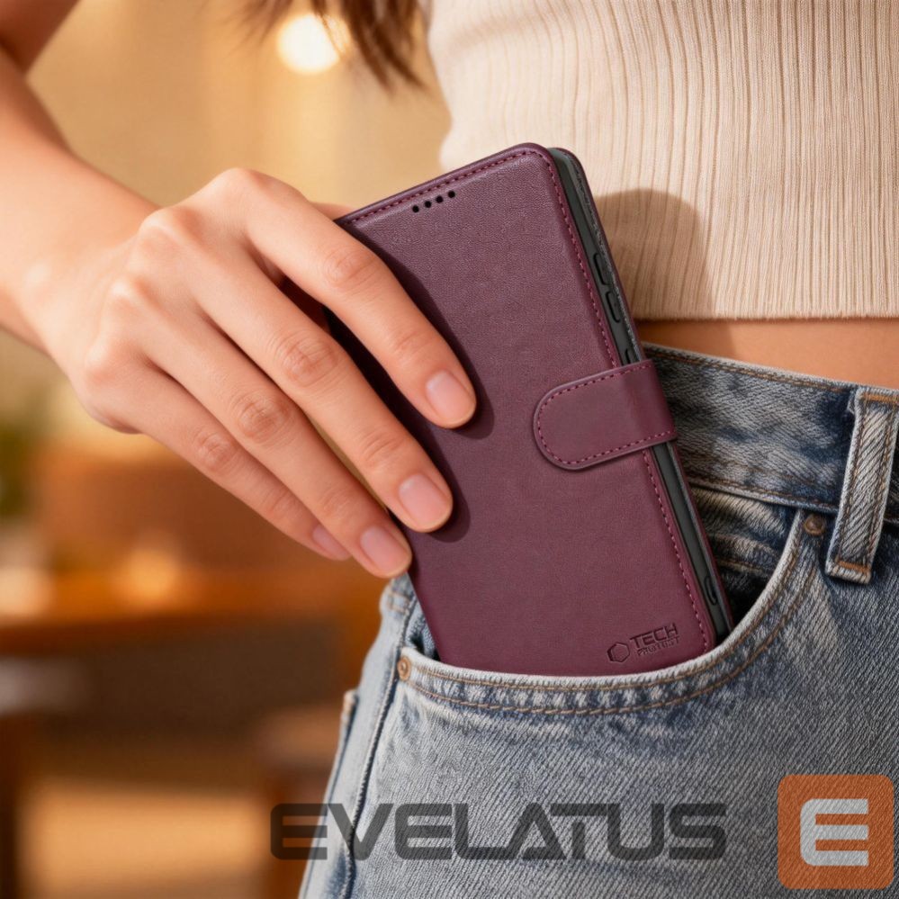 Muud kaubad Tech-Protect Tech-Protect Wallet Case for Samsung Galaxy S26 - Burgundy