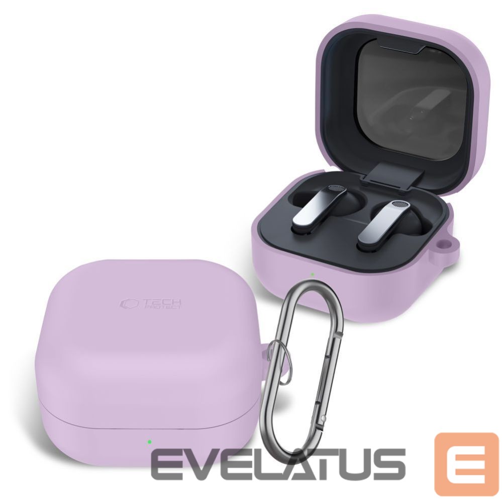 Muud kaubad Tech-Protect Tech-Protect Silicone Hook Case for Samsung Galaxy Buds 4 / 4 Pro - Purple