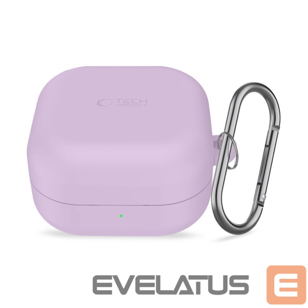 Muud kaubad Tech-Protect Tech-Protect Silicone Hook Case for Samsung Galaxy Buds 4 / 4 Pro - Purple