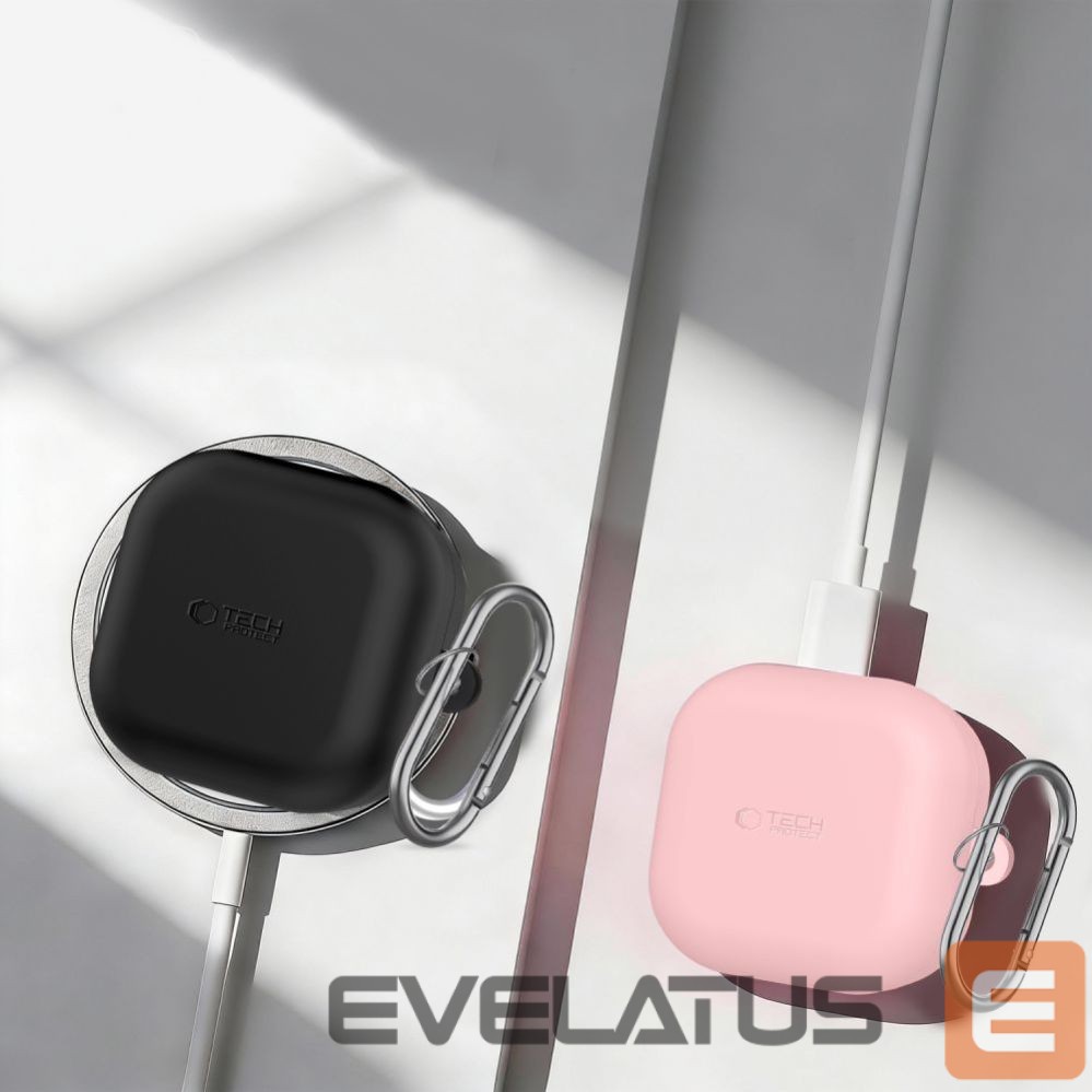 Muud kaubad Tech-Protect Tech-Protect Silicone Hook Case for Samsung Galaxy Buds 4 / 4 Pro - Purple