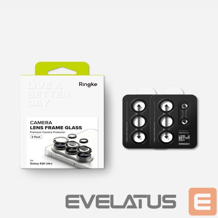 Muud kaubad Ringke Ringke Camera Frame Protector 2-Pack for Samsung Galaxy S26 Ultra - Black