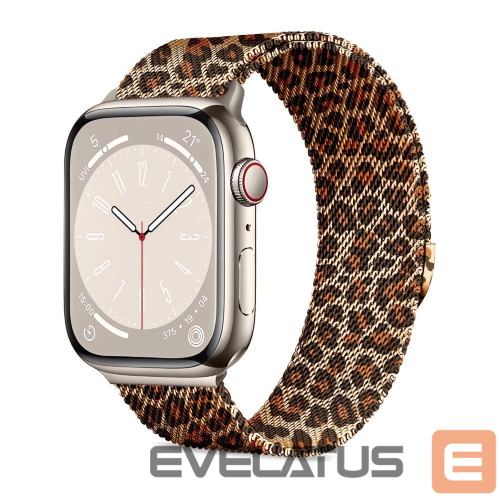 Muud kaubad Tech-Protect Tech-Protect Lamano strap for Apple Watch 40 / 41 / 42 mm - brown and black