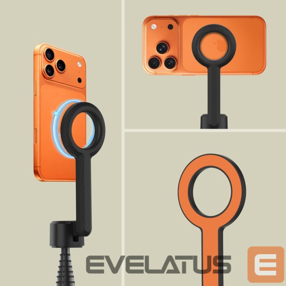 Muud kaubad Tech-Protect Tech-Protect L10S Bluetooth Selfie Stick Tripod - Black and Orange
