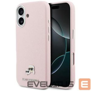 Muud kaubad Karl Lagerfeld  Karl Lagerfeld Karl & Choupette Head Pins Saffiano MagSafe Case for iPhone 17 - Pink 