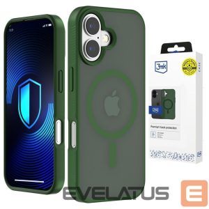 Muud kaubad 3MK  3mk Smoke MagCase for iPhone 16 - Green-Translucent 