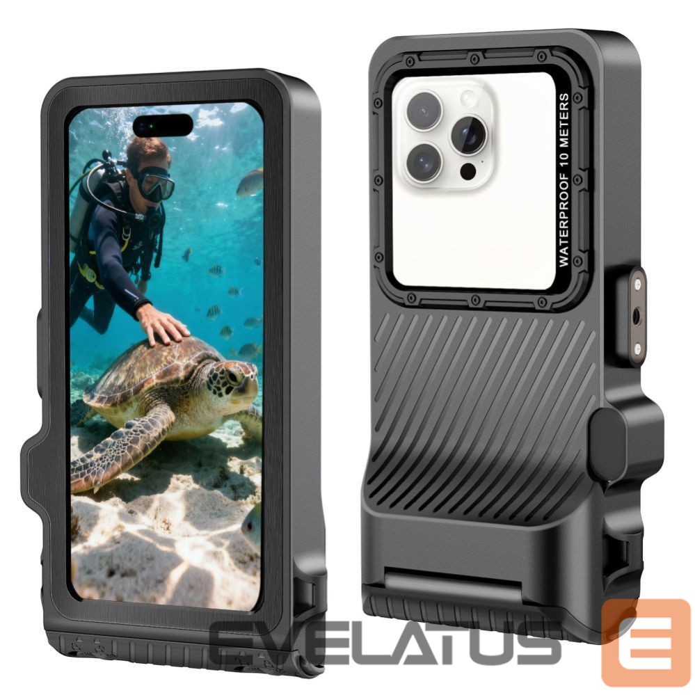 Muud kaubad Tech-Protect Tech-Protect IPX8 Pro Waterproof Phone Case - Gray and Black