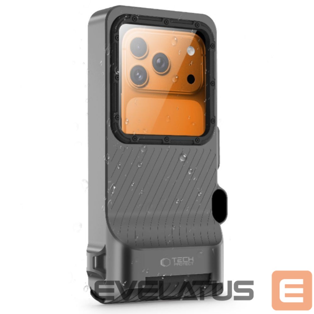 Muud kaubad Tech-Protect Tech-Protect IPX8 Pro Waterproof Phone Case - Gray and Black