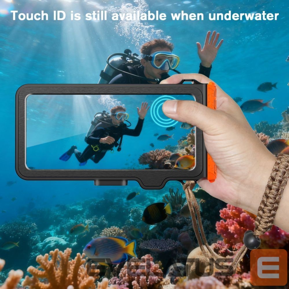 Muud kaubad Tech-Protect Tech-Protect IPX8 Pro Waterproof Phone Case - Orange and Black