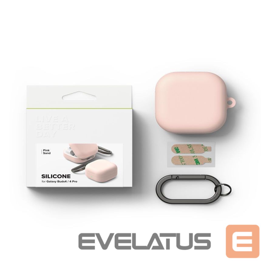 Muud kaubad Ringke Ringke Silicone Case for Samsung Galaxy Buds 4 / 4 Pro - Pink