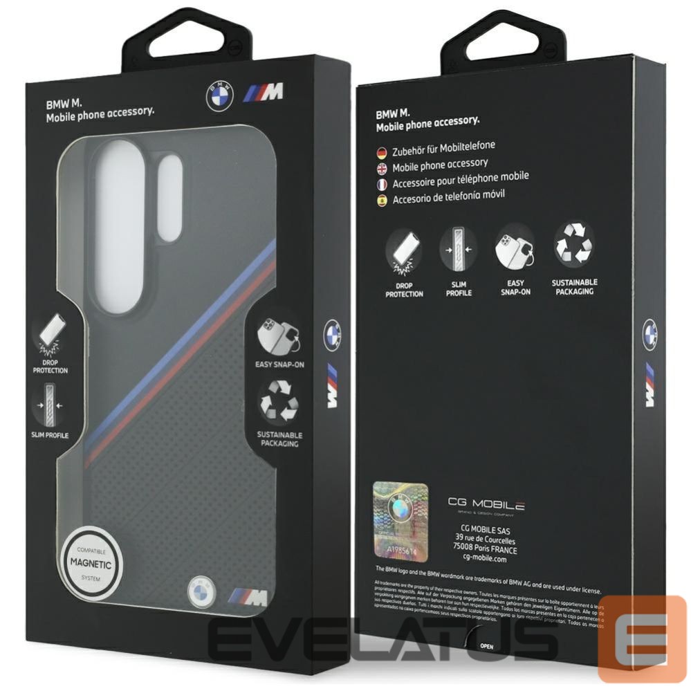 Muud kaubad BMW BMW Tricolor Metal Logo MagSafe Case for Samsung Galaxy S26 Ultra - Black