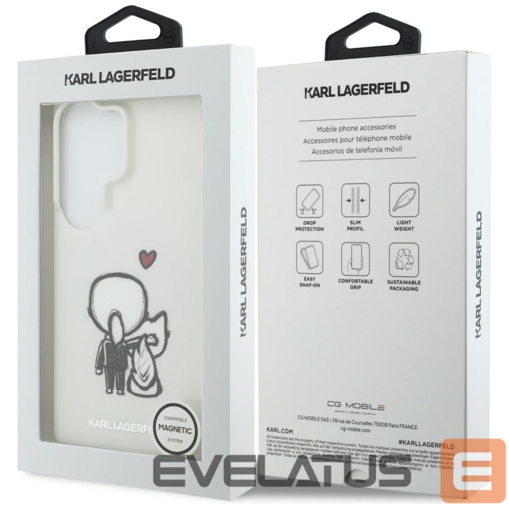 Muud kaubad Karl Lagerfeld Karl Lagerfeld IML Karl&Choupette MagSafe Case for Samsung Galaxy S26 Ultra - Transparent