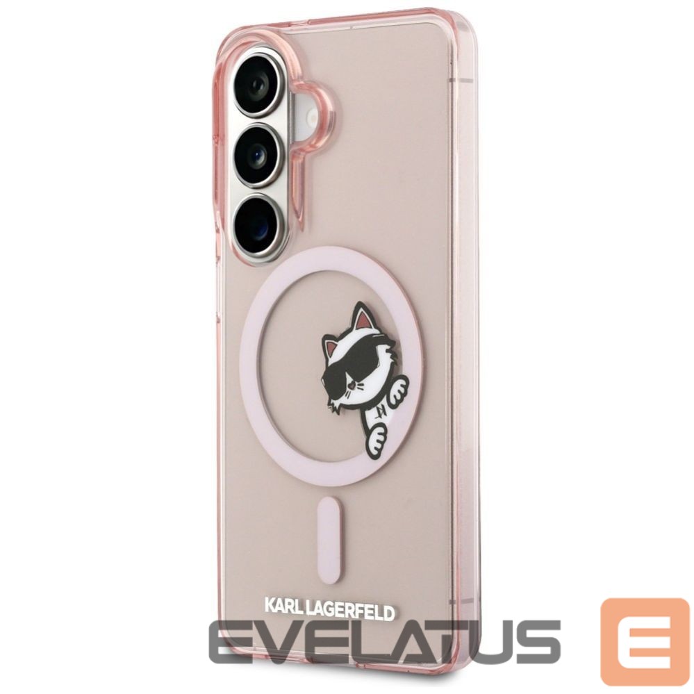 Muud kaubad Karl Lagerfeld Karl Lagerfeld IML Peekaboo Choupette MagSafe Case for Samsung Galaxy S26 - Pink
