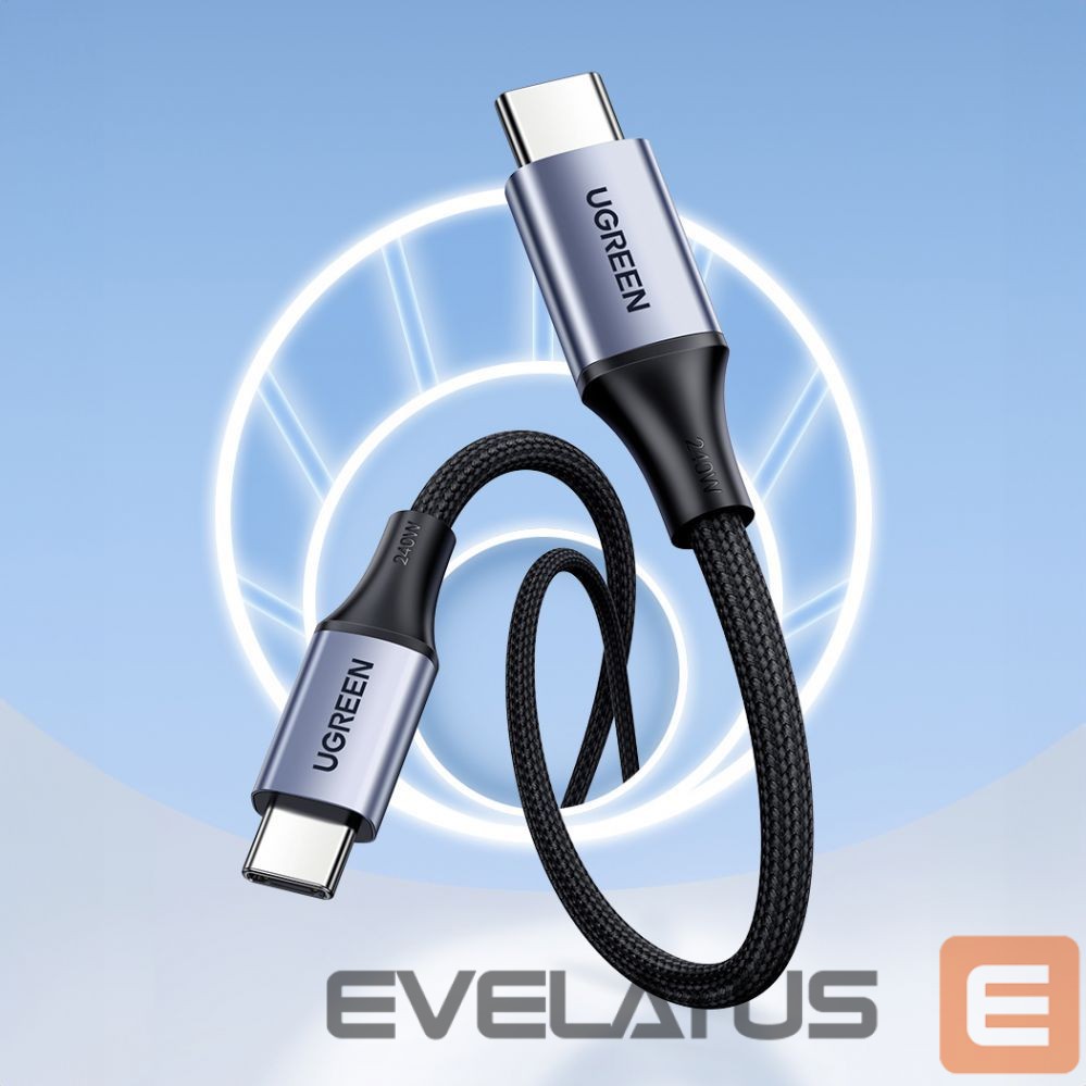 Muu telefoni lisavarustus Ugreen Ugreen US535 USB-C / USB-C PD cable 240W 5A 1m - gray