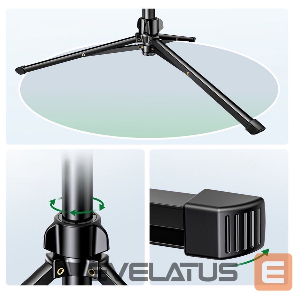 Kaameratarvik Ugreen Ugreen LP680 selfie stick with stand and Bluetooth remote control 1.8m - black
