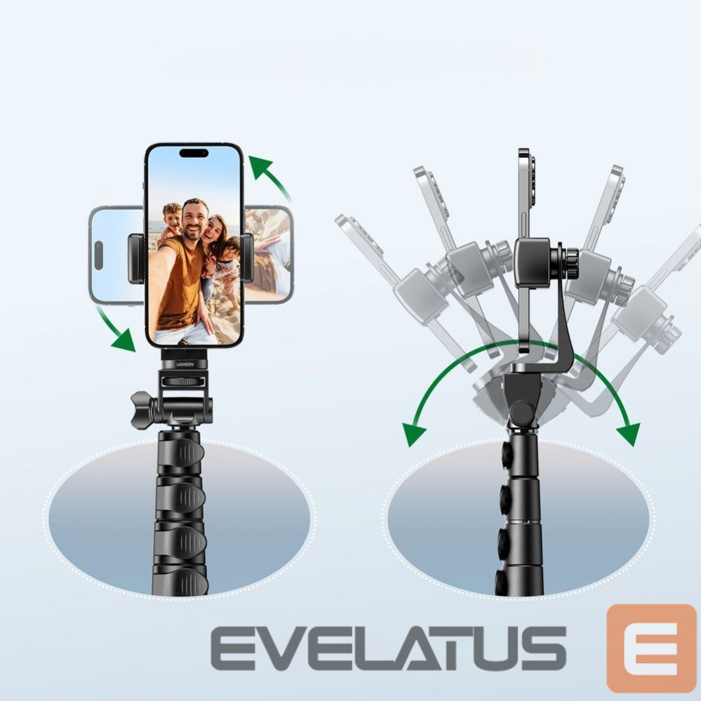 Kaameratarvik Ugreen Ugreen LP680 selfie stick with stand and Bluetooth remote control 1.8m - black