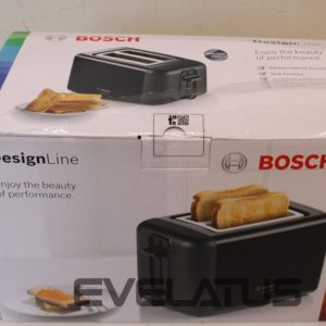 Röster Bosch  SALE OUT.  TAT3P423 Toaster, Black |  DesignLine Toaster | TAT3P423 | Power 970 W | Number of slots 2 | Housing material Stainless steel | Black | DAMAGED PACKAGING 