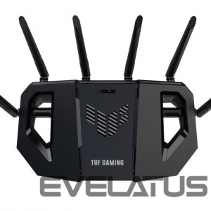 Ruuterid Asus  | Dual Band WiFi 7 Extendable Gaming Router | TUF Gaming BE6500 | 802.11be | 6500 Mbit/s | Ethernet LAN (RJ-45) ports 4 | Mesh Support Yes | MU-MiMO Yes | Antenna type External fixed | 1 