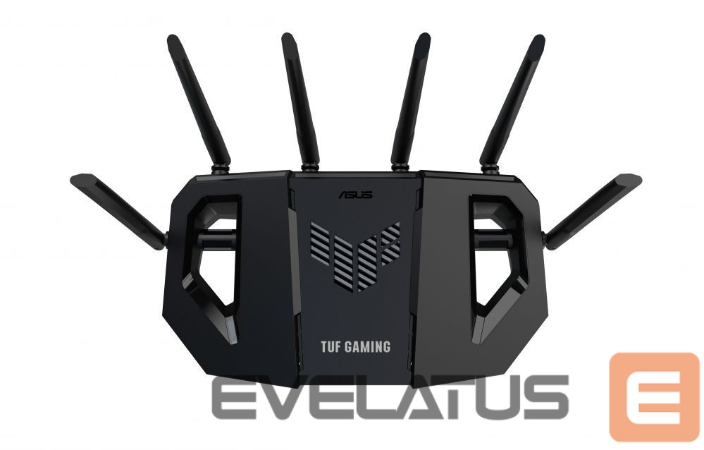 Ruuterid Asus | Dual Band WiFi 7 Extendable Gaming Router | TUF Gaming BE6500 | 802.11be | 6500 Mbit/s | Ethernet LAN (RJ-45) ports 4 | Mesh Support Yes | MU-MiMO Yes | Antenna type External fixed | 1