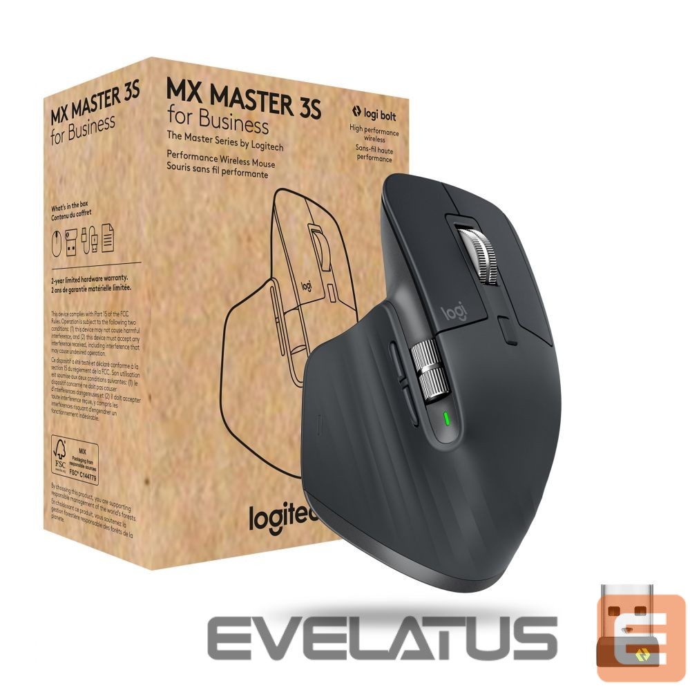 Arvutitarvikud Logitech LOGI MX Master 3S for Business GRAPHITE