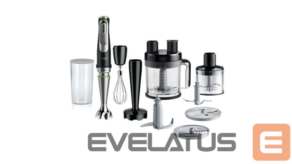 Mikserid ja blenderid Braun MQ9187XLI MultiQuick 9 Hand Blender, Black/Stainless Steel