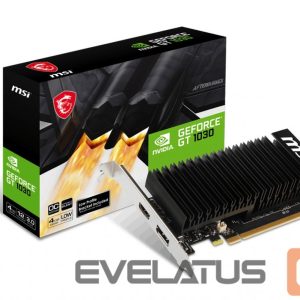 Graafikakaart / ideokaardid MSI  GeForce GT 1030 4GHD4 LP OC | NVIDIA | 4 GB | GeForce GT 1030 | DDR4 | HDMI ports quantity 1 | PCI Express 3.0 x16 (uses x4) 