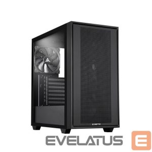 Arvuti korpus Chieftec  Case||Night Hunter|MidiTower|Case product features Transparent panel|Not included|ATX|EATX|MicroATX|MiniITX|Colour Black|GS-03B-BLK-OP 