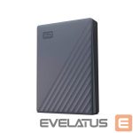 Kõvaketas HDD Western Digital  External HDD||My Passport|WDBY3J0060BGY-WESN|6TB|USB-C|Colour Grey|WDBY3J0060BGY-WESN 