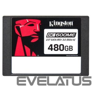 Kõvaketas SSD Kingston  SSD||480 GB|Serial ATA III|876xTBW rating|MTBF 2000000 h|Read speed 560 MB/s|Write speed 470 MB/s|2.5"|SEDC600ME/480G 