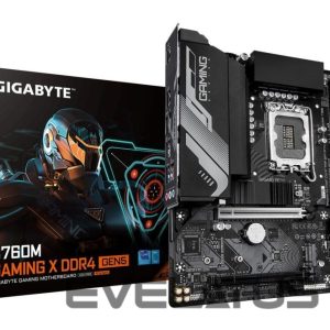 Intel protsessori emaplaat Gigabyte  Mainboard||Intel B760|LGA 1700|micro ATX|RAM DDR4-SDRAM|4xSlots|2xNumber of M.2 (M) slots|B760MGXDDR4GEN5 