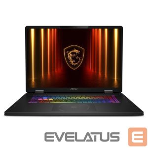 Sülearvuti MSI  Notebook||Crosshair|18 HX AI A2XWGKG|CPU Intel Core Ultra 7|255HX|18 "|2560 x 1600 pixels|RAM 32 GB|DDR5-SDRAM|SSD 1000 GB|Discrete graphics NVIDIA GeForce RTX 5070|8 GB|On-board graphics Yes|Numeric keypad Yes|OS installed Windows 11 Home|Colour Black|Weight 2.9 kg|6400 MHz|CRO18HXAIA2XWGKG-049NL 