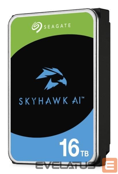 Muu arvutitarvik SeaGate HDD||SkyHawk|16TB|SATA 3.0|512 MB|7200 rpm|3,5"|ST16000VE004