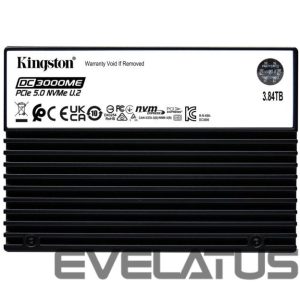Kõvaketas SSD Kingston  SSD||SSD series DC3000ME|3.84TB|NVMe|NAND flash technology 3D TLC|Write speed 5800 MBytes/sec|Read speed 14000 MBytes/sec|Form Factor U.2|TBW 7.008 TB|MTBF 2000000 hours|SEDC3000ME/3T8 