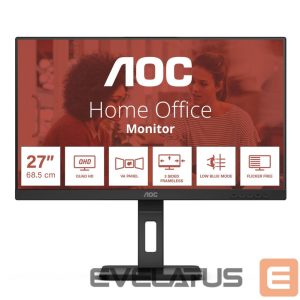 Monitorid AOC  LCD Monitor||27 "|2560 x 1440 pixels|Quad HD|Native aspect ratio 16:9|Flat|Q27E3UMF 