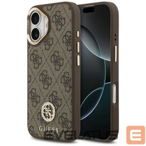Muud kaubad Guess  Guess 4G Strass Logo MagSafe case for iPhone 17 - brown 
