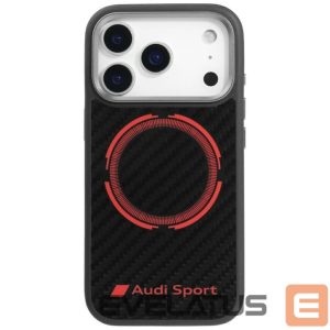 Muud kaubad Audi  Audi RSQ Carbon Fiber Sport Red Circle MagSafe Case for iPhone 17 Pro - Black 