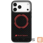 Muud kaubad Audi  Audi RSQ Carbon Fiber Sport Red Circle MagSafe Case for iPhone 17 Pro Max - Black 
