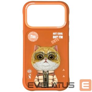 Muud kaubad Nimmy  Nimmy Cool&Cute 2.0 Cat Case for iPhone 17 Pro Max - Orange 