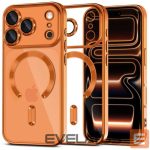 Tagakaaned Tech-Protect  Tech-Protect MagFlex MagSafe Case for iPhone 17 Pro - Transparent Orange 