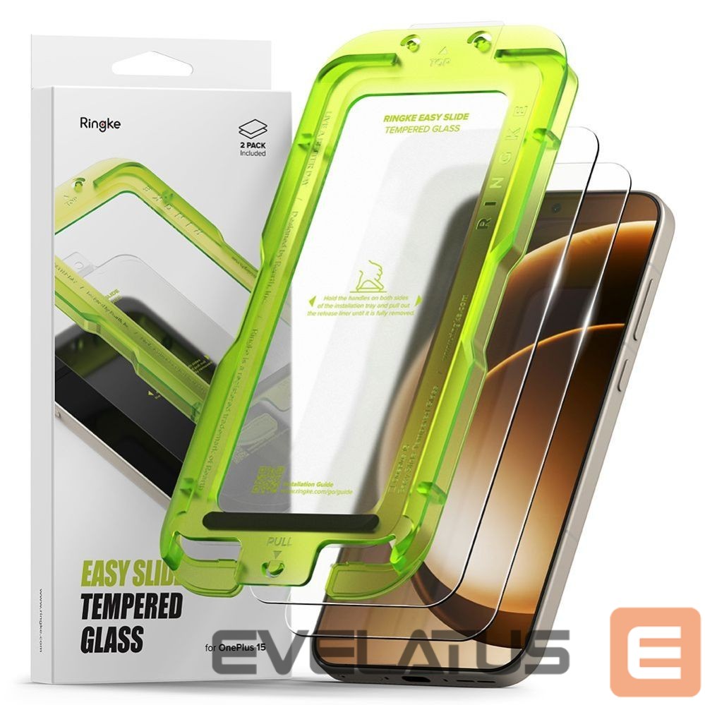 Muud kaubad Ringke Ringke Easy Slide 2-Pack Tempered Glass for OnePlus 15